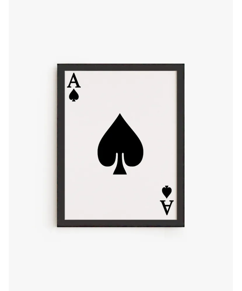 Cuadro As de Pica | Be Minimal