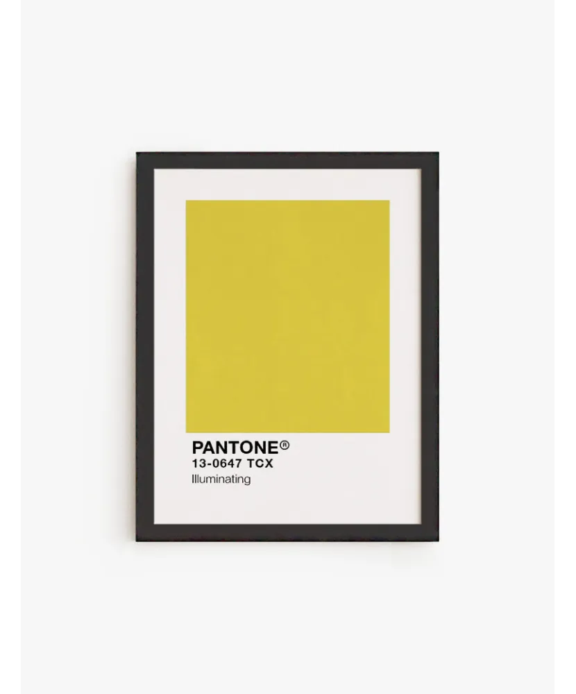 Cuadro Pantone Illuminating | Be Minimal