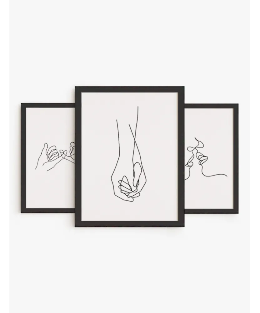 Set Cuadro Trazos | Be Minimal