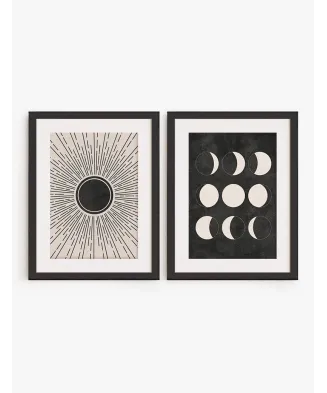 Set Cuadro Sol y Luna | Be Minimal