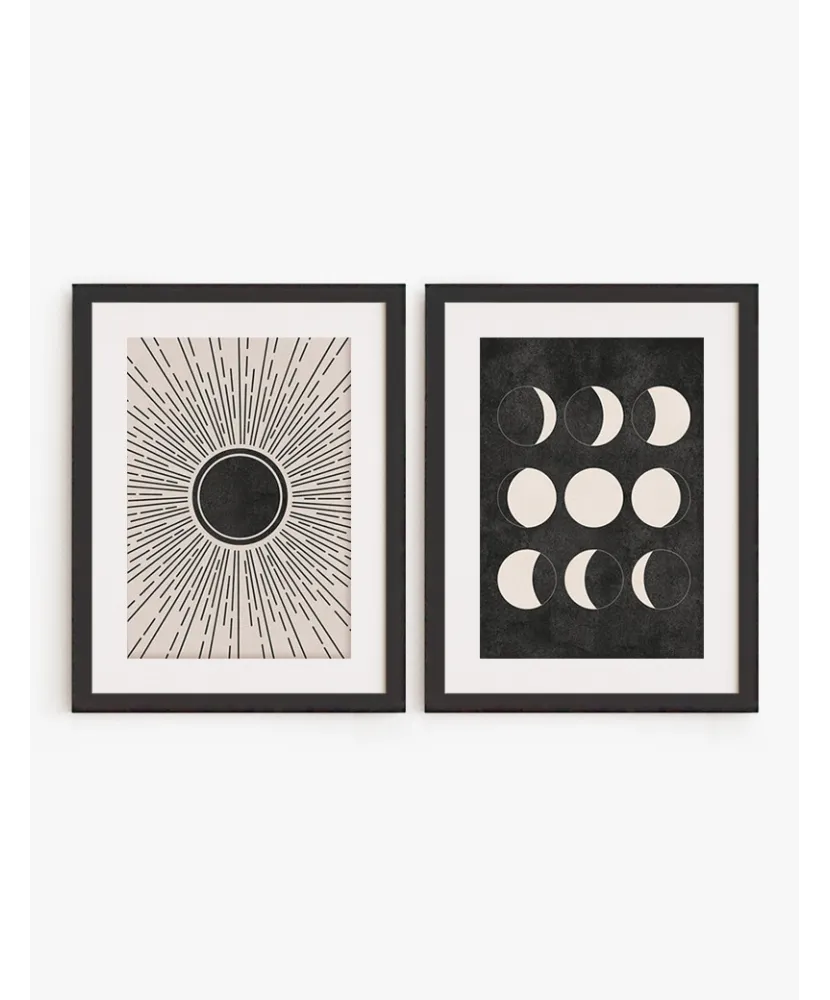Set Cuadro Sol y Luna | Be Minimal