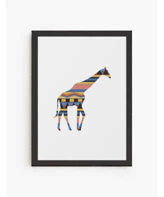 Cuadro Jirafa Étnica | Be Minimal