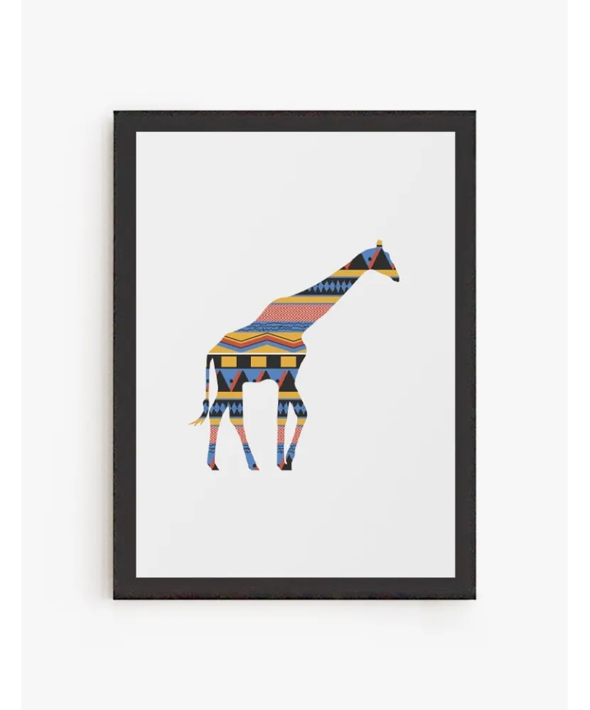 Cuadro Jirafa Étnica | Be Minimal