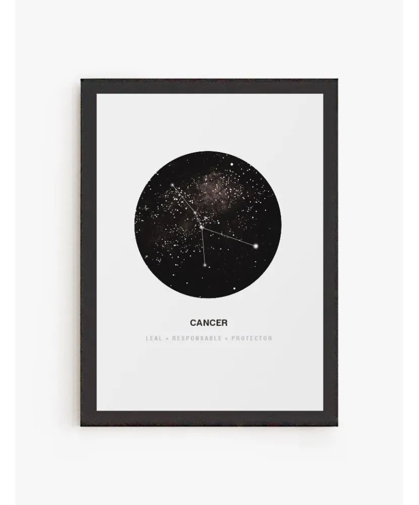 Cuadro Constelación Cancer| Be Minimal Tienda de cuadros  y láminas