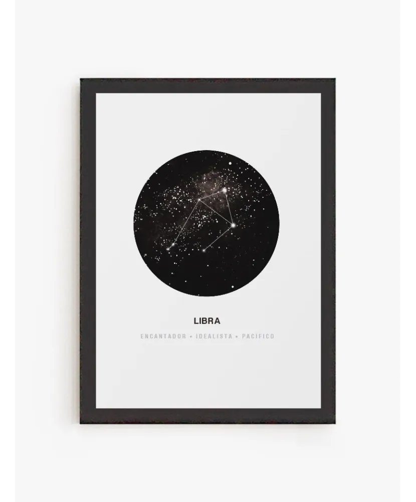 Cuadro Constelación Libra | Be Minimal