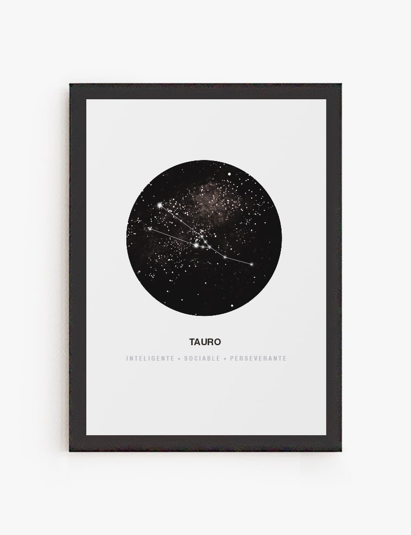 Lámina impresa | Cuadro Constelación Tauro