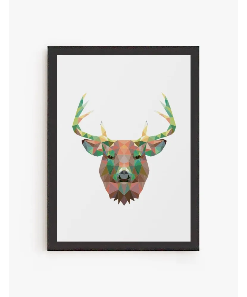 Cuadro Ciervo Geométrico | Be Minimal