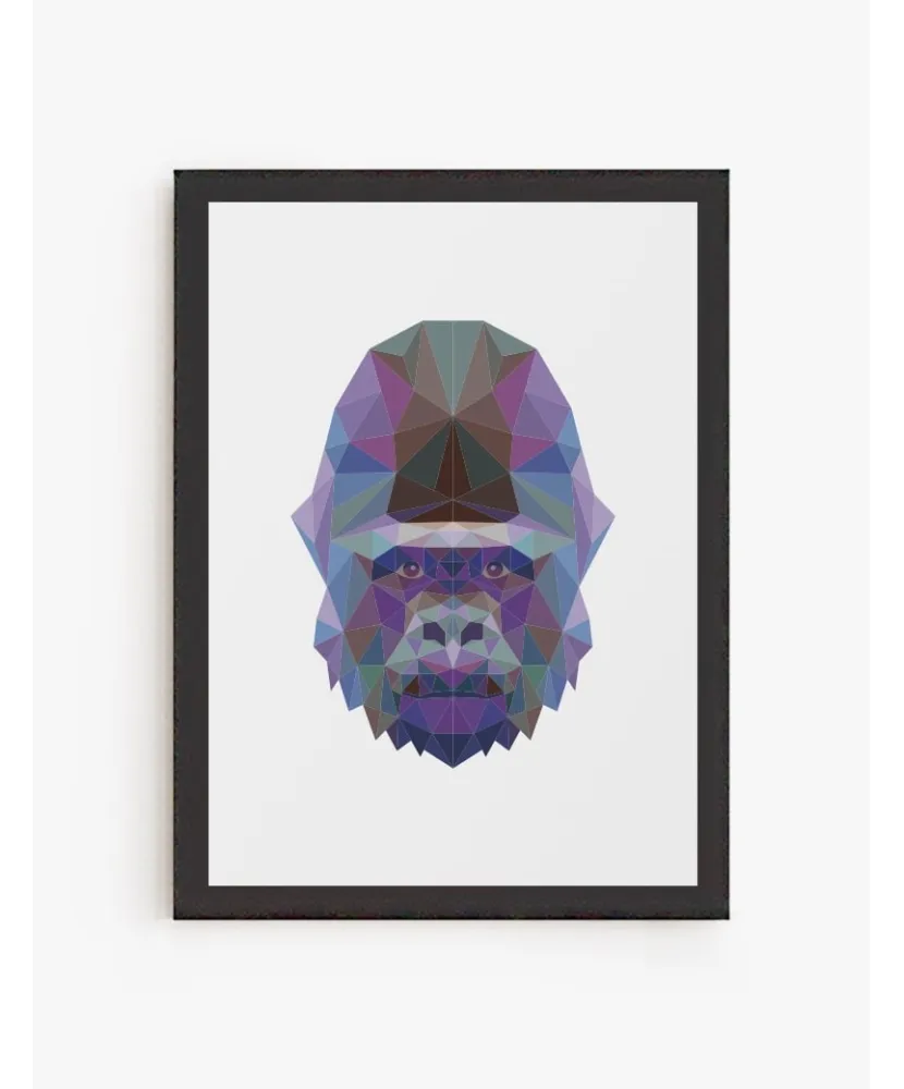 Cuadro Gorila Geométrico | Be Minimal