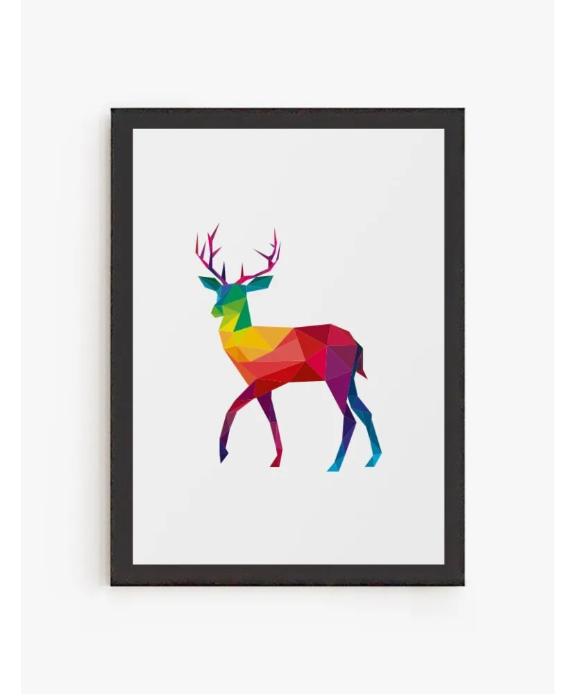 Ciervo Color Geométrico | Be Minimal