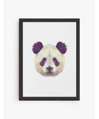 Cuadro Panda Geométrico | Be Minimal
