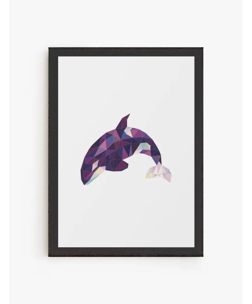 Cuadro Orca Geométrica | Be Minimal