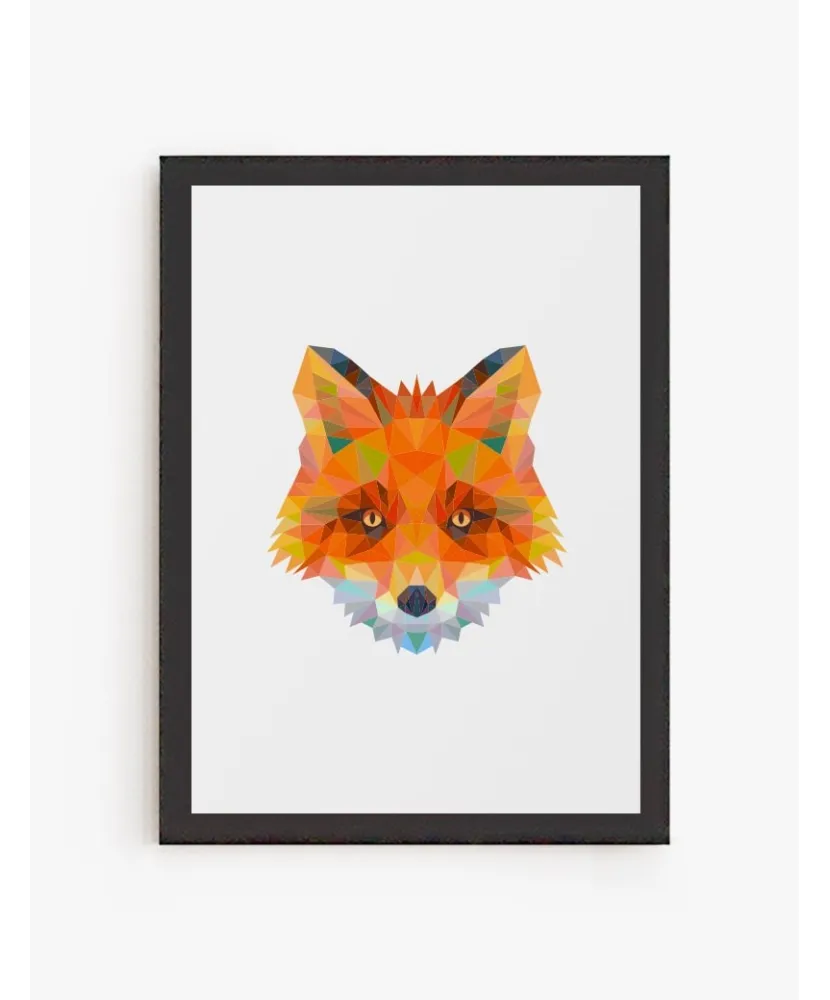 Cuadro Zorro Geométrico | Be Minimal