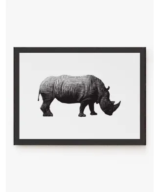 Cuadro Rinoceronte | Be Minimal