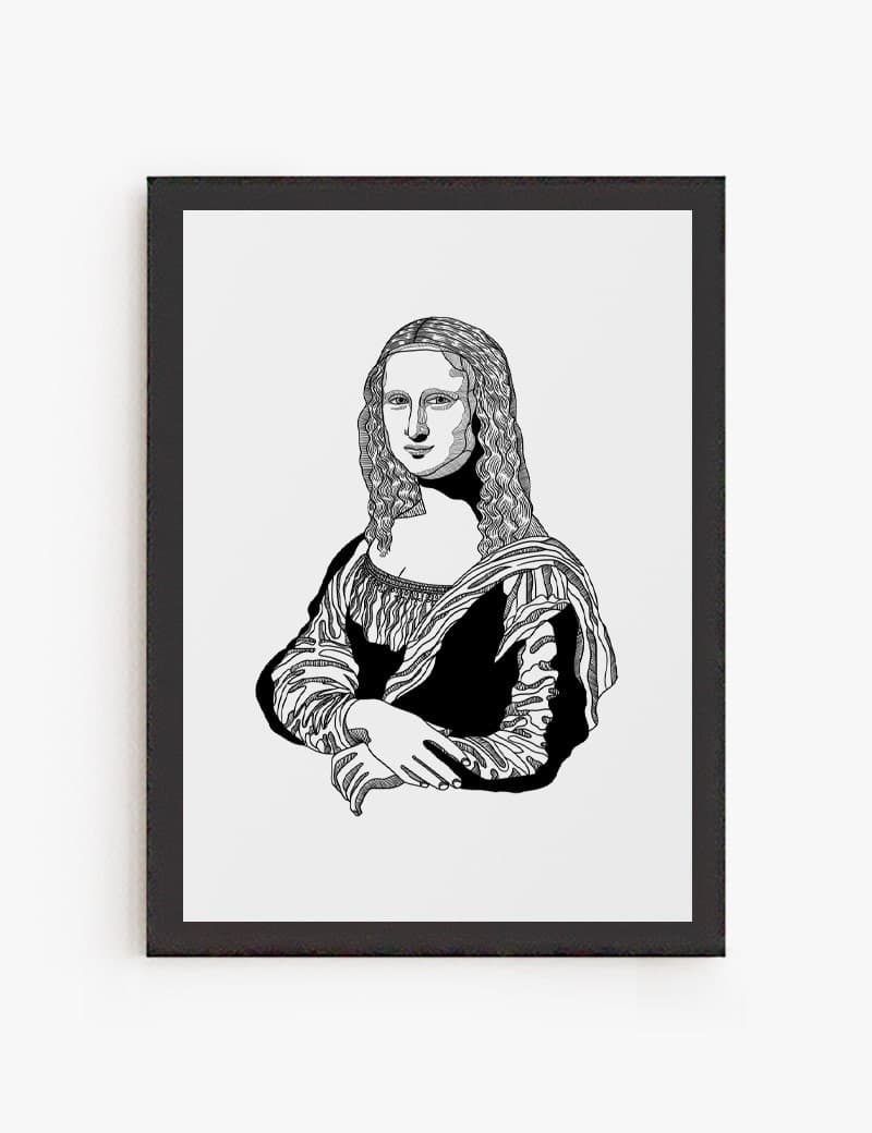 Lámina impresa | Cuadro Mona Lisa