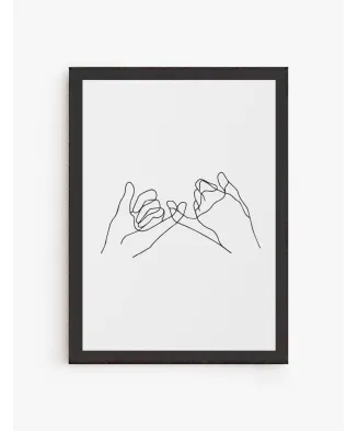 Cuadro Pinky Promise | Be Minimal