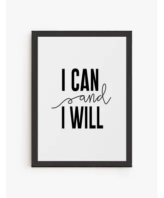 Cuadro I can and I Will | Be Minimal