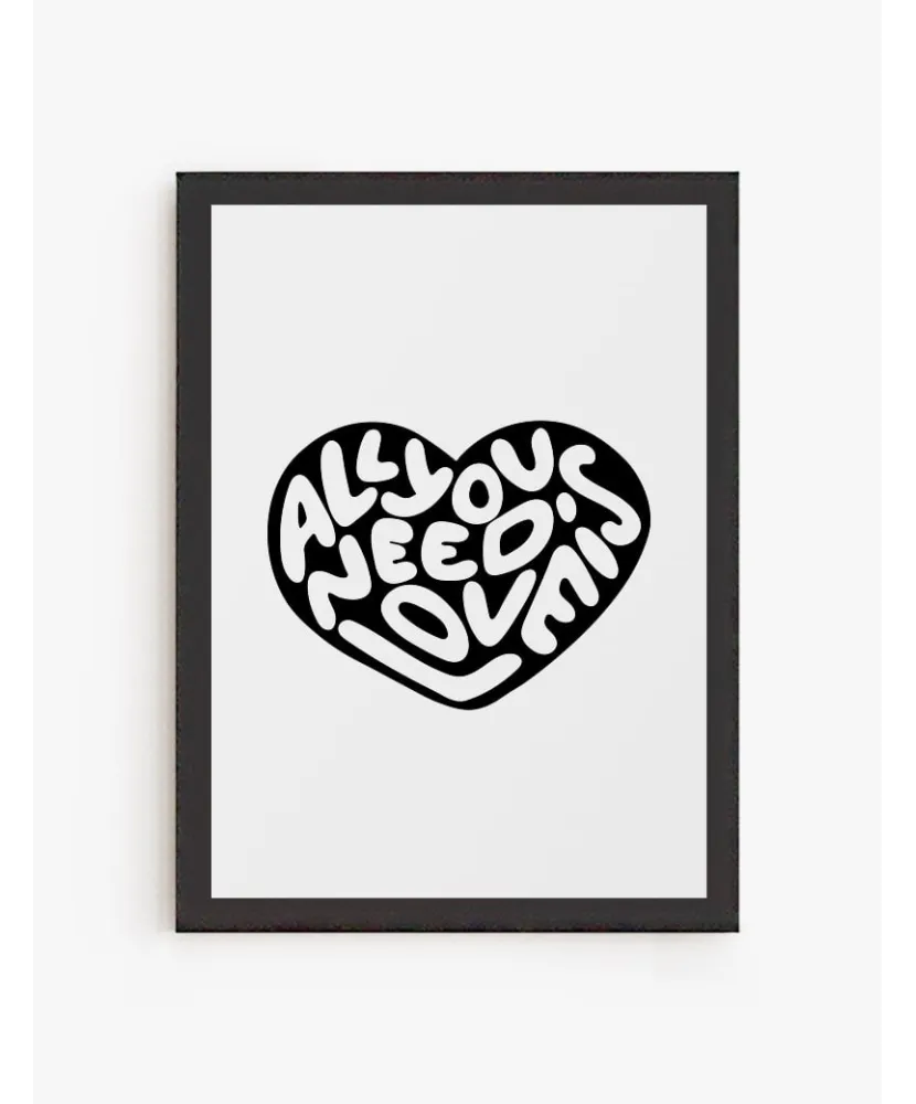 Cuadro All you need is Love | Be Minimal
