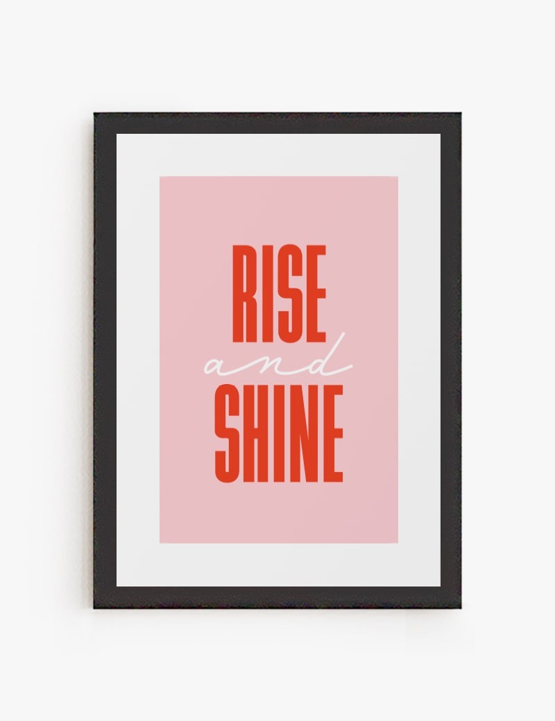 Lámina impresa | Cuadro Rise and Shine