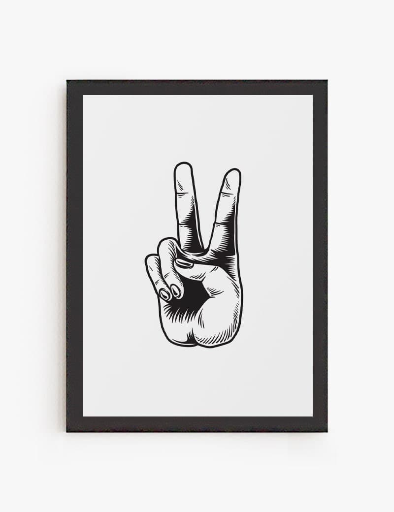 Lámina impresa | Cuadro Peace