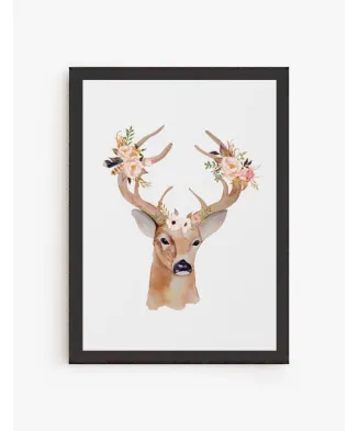 Cuadro Ciervo Primaveral | Be Minimal