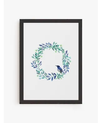 Cuadro Ave Floral | Be Minimal