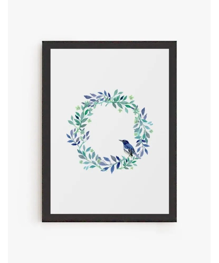 Cuadro Ave Floral | Be Minimal