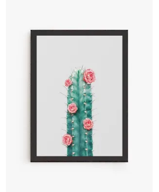 Cuadro Cactus y Flor 02 | Be Minimal