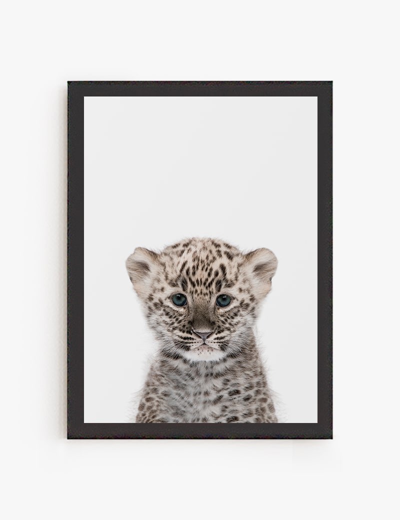 Lámina impresa | Cuadro Leopardo Bebe