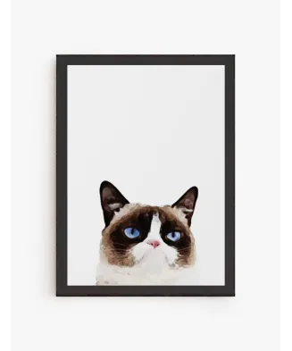 Cuadro Gato Gruñón | Be Minimal