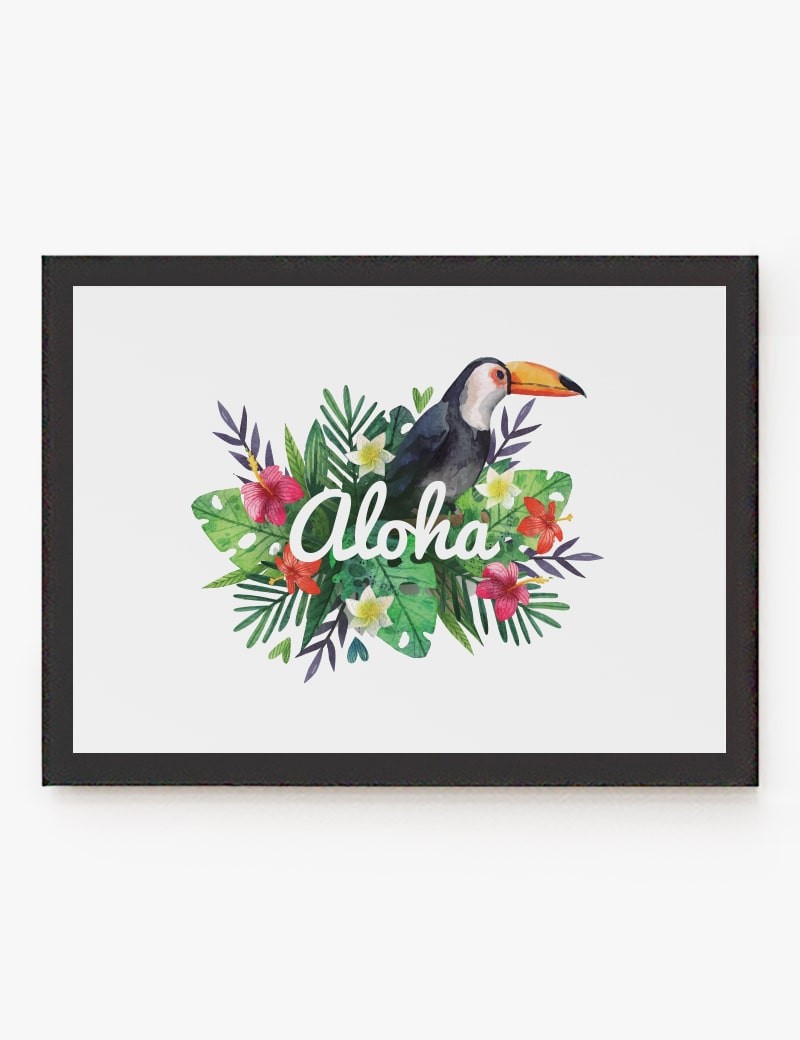Lámina impresa - cuadro Aloha