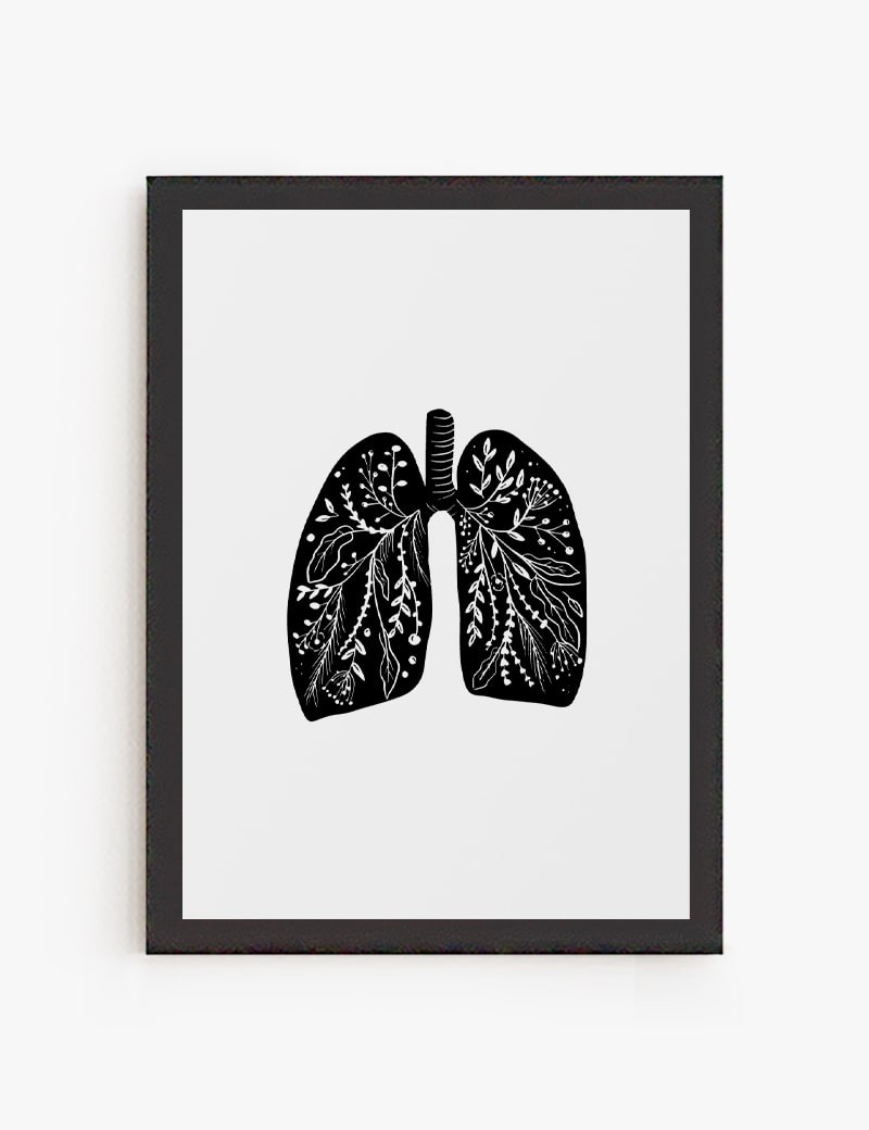 Lámina impresa | Cuadro Pulmones