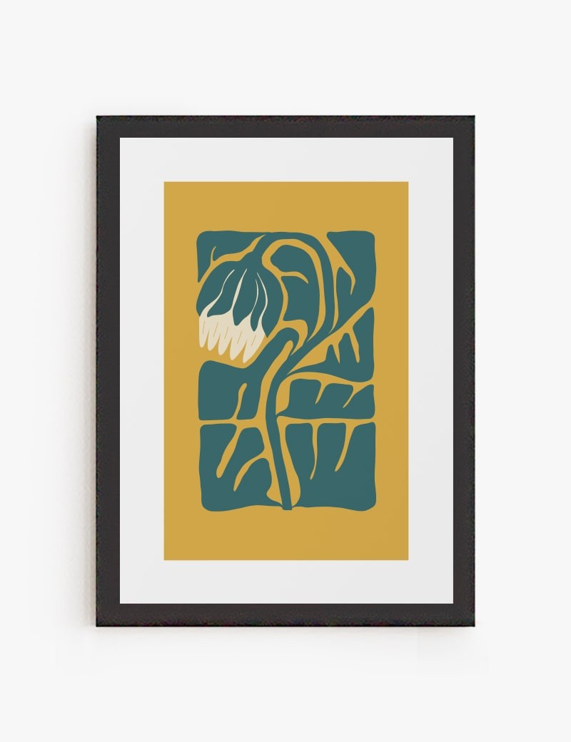 Lámina impresa | Cuadro Flower Matisse 02