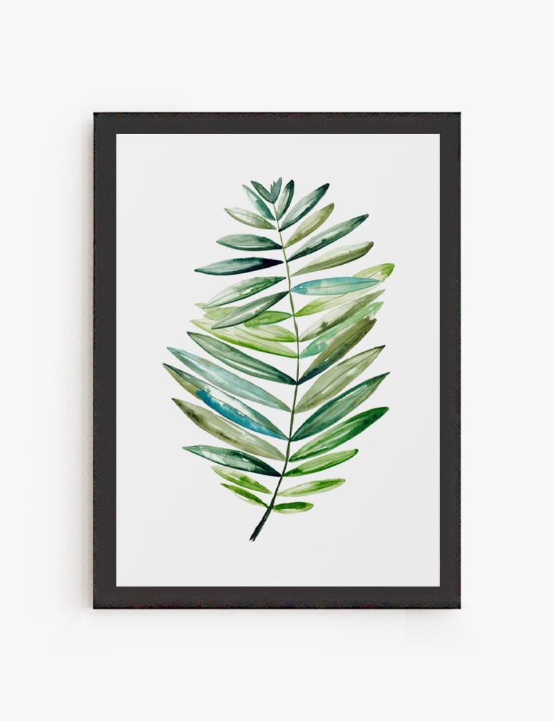 Lámina impresa | Cuadro Hoja Tropical