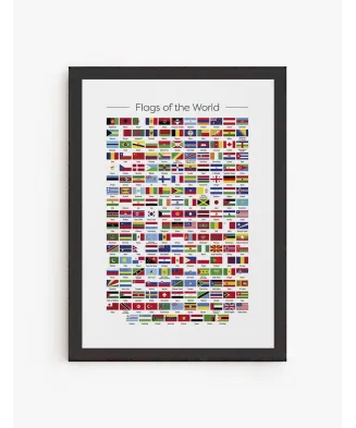 Cuadro Flags of the World | Be Minimal
