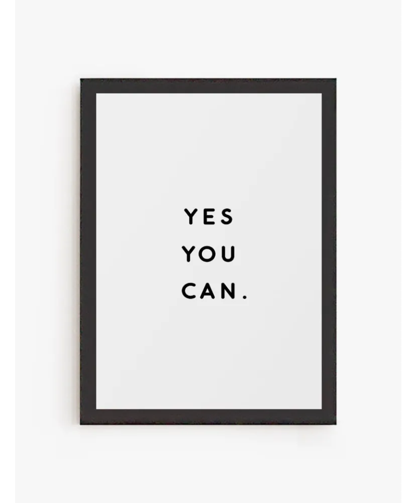 Cuadro Yes you Can | Be Minimal