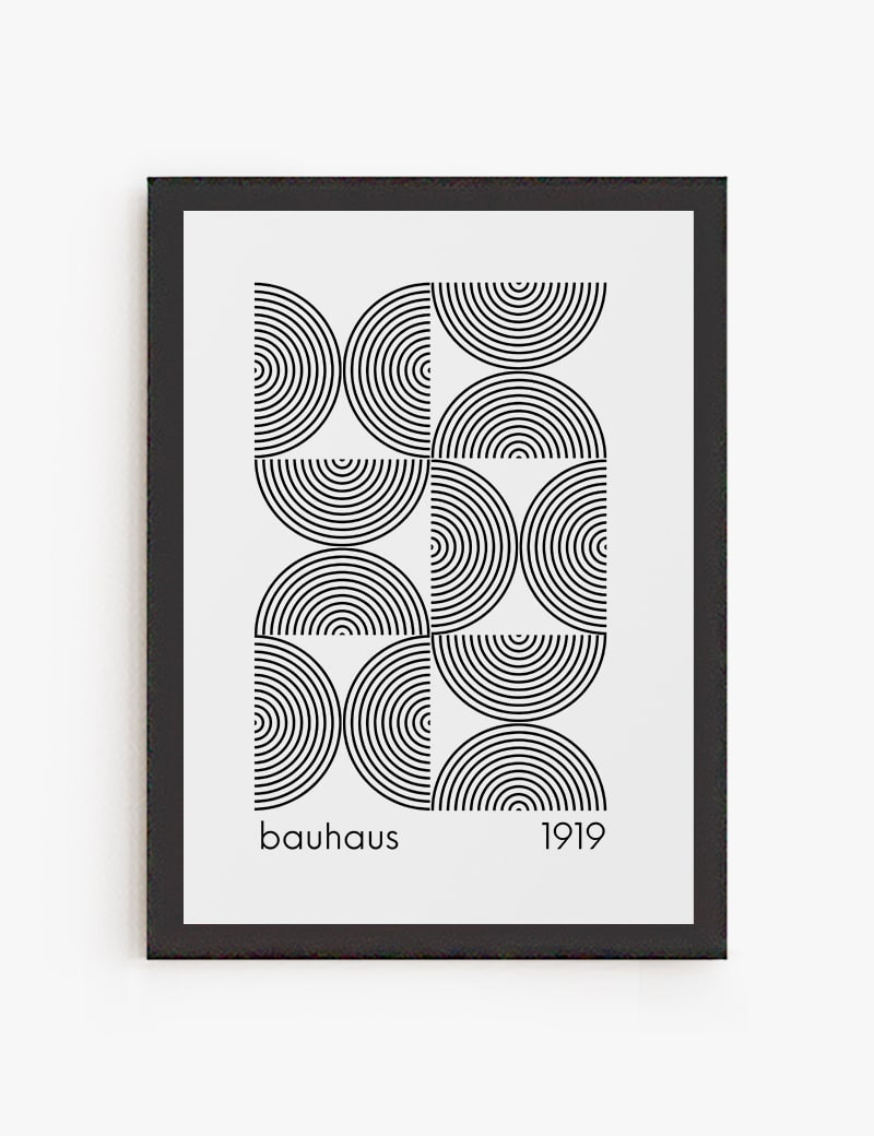 Lámina impresa | Cuadro Ecos Bauhaus