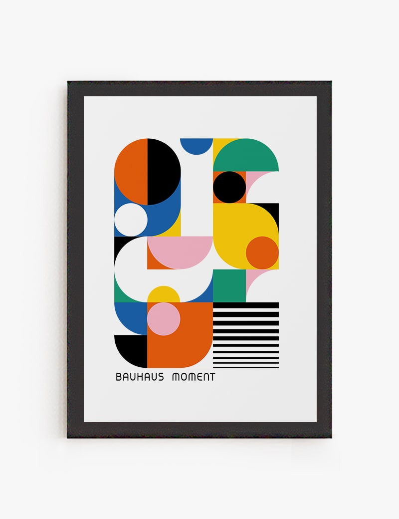 Lámina impresa | Cuadro Bauhaus Moment