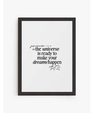 Cuadro The Universe is ready | Be Minimal