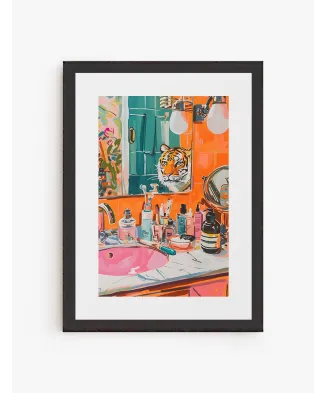 Cuadro El Tigre en el Espejo| Be Minimal