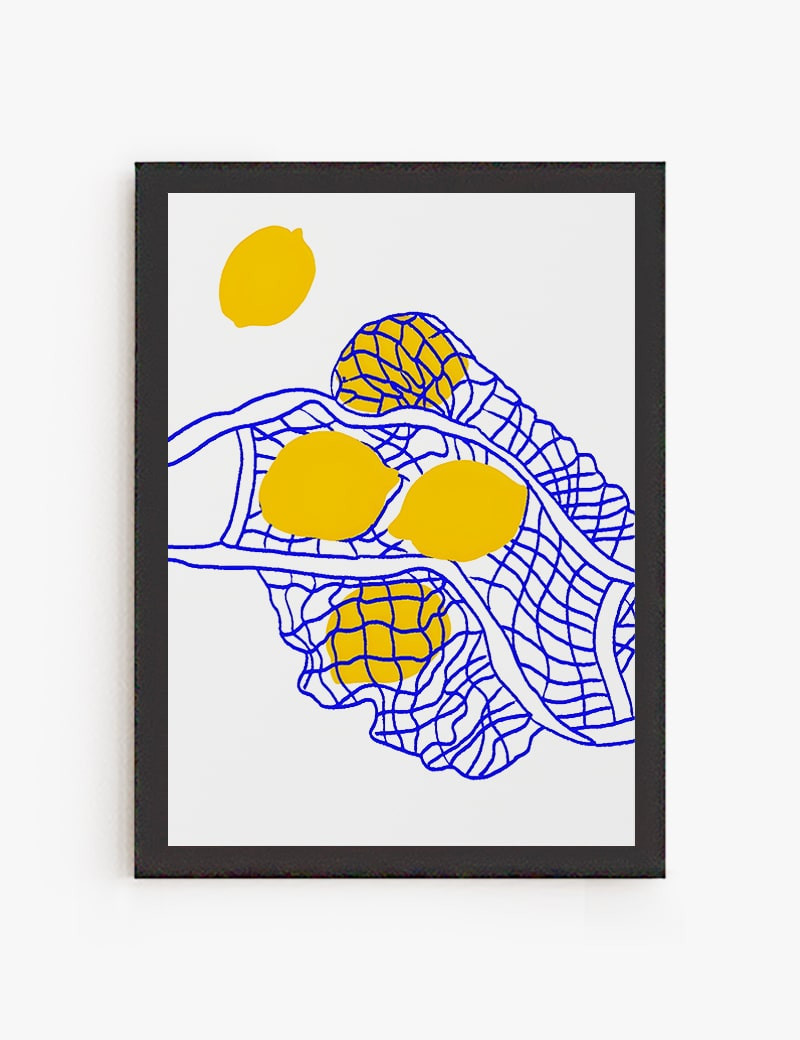 Lámina impresa | Cuadro Limones