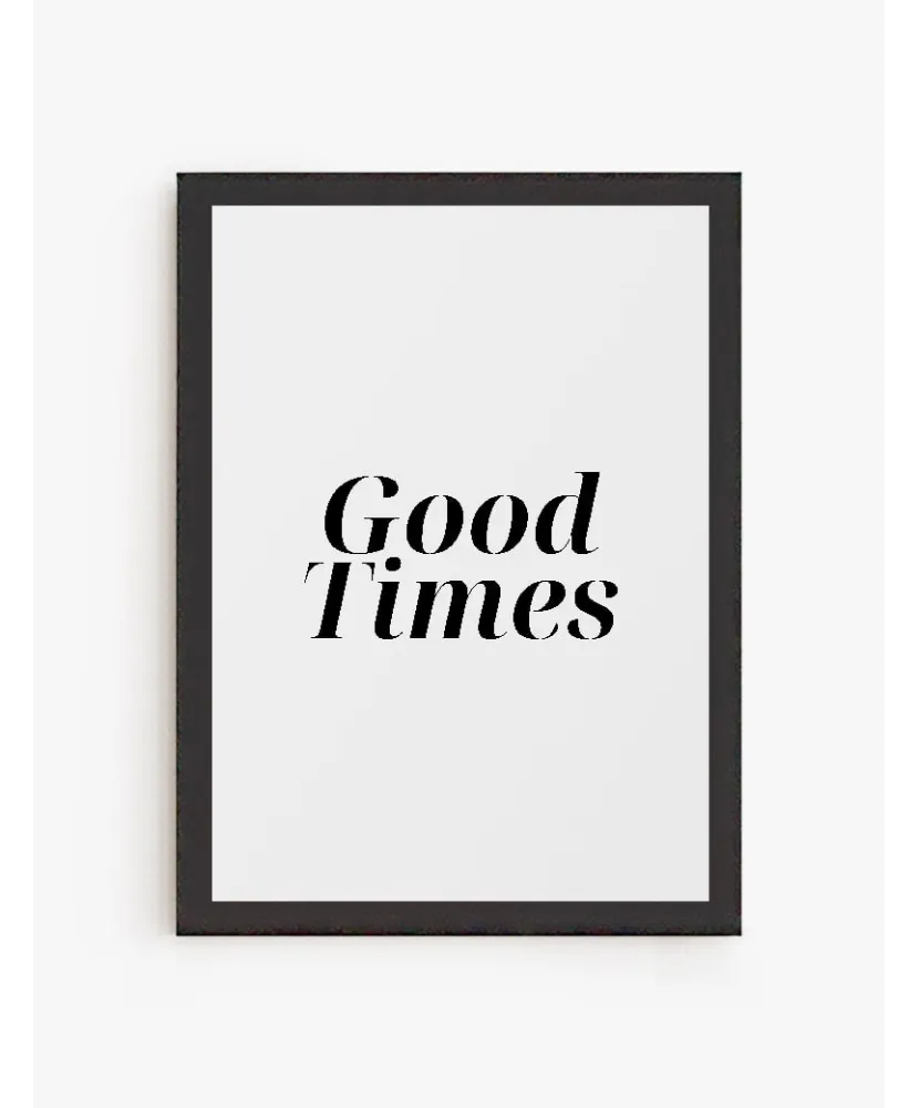 Cuadro Good Times | Be Minimal
