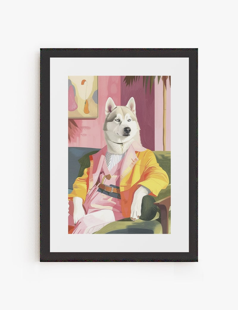 Lámina impresa | Cuadro Husky Husky