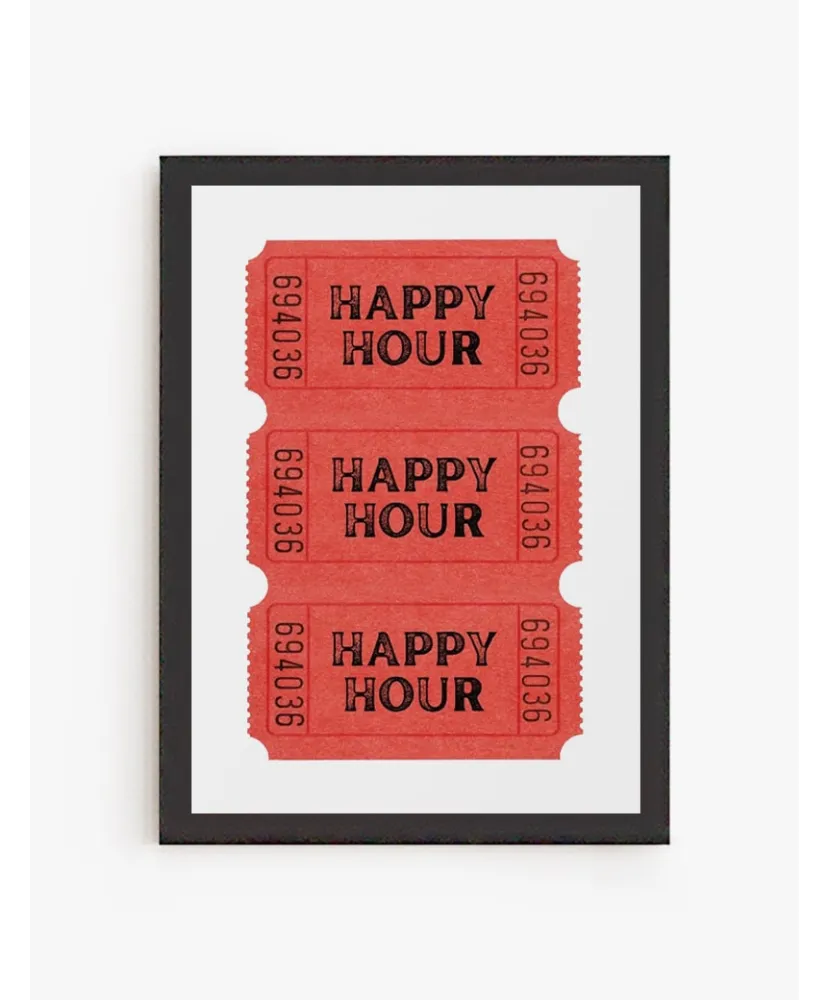 Cuadro Ticket Happy Hour | Be Minimal