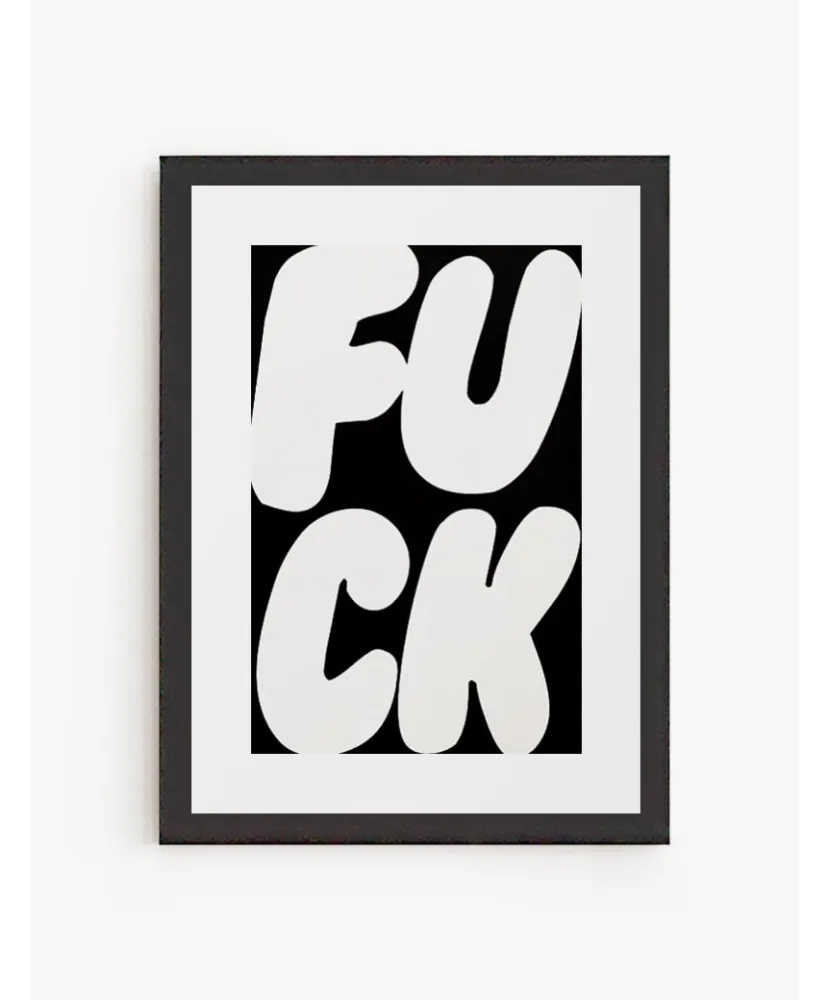 Cuadro Fuck | Be Minimal