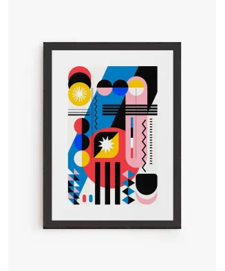 Cuadro Ritmos Abstractos 01 | Be Minimal