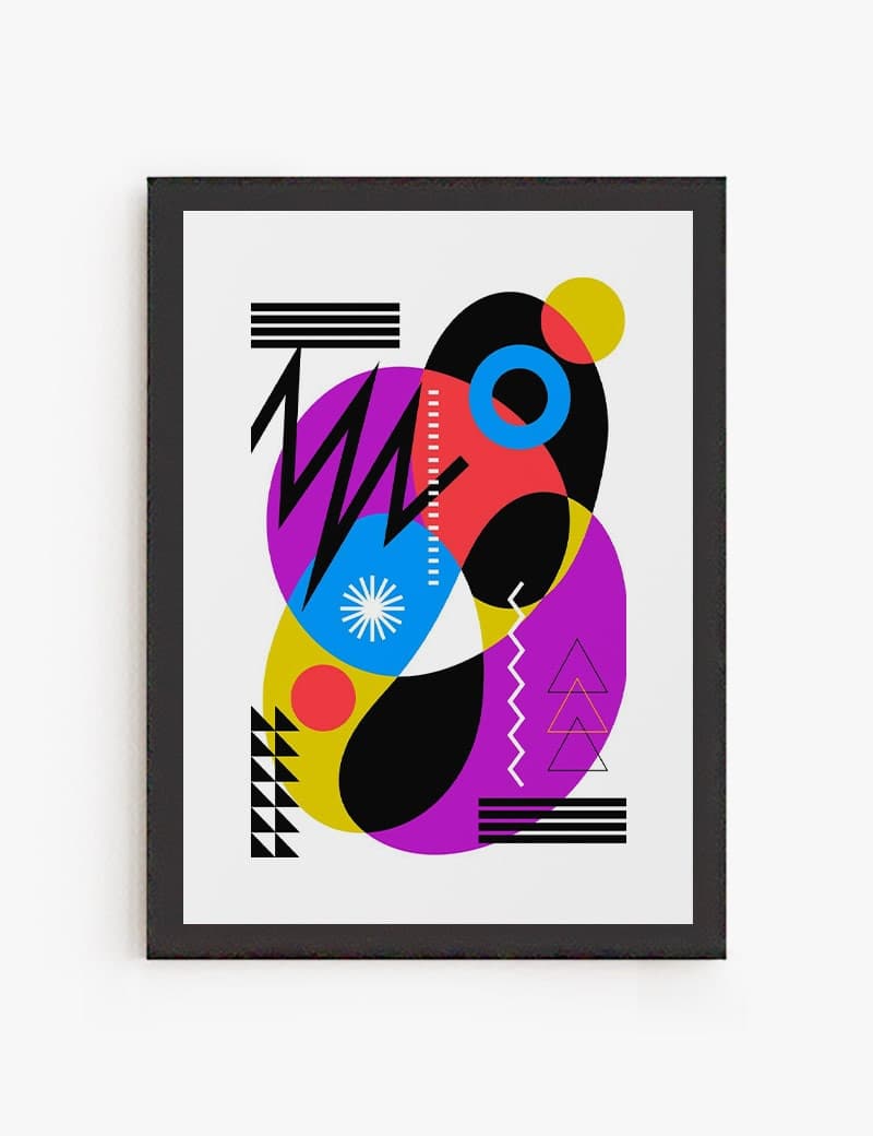 Lámina impresa | Cuadro Ritmos Abstractos 03
