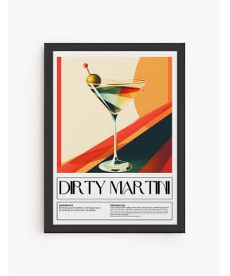 Lámina impresa | Cuadro Cocktail Dirty Martini