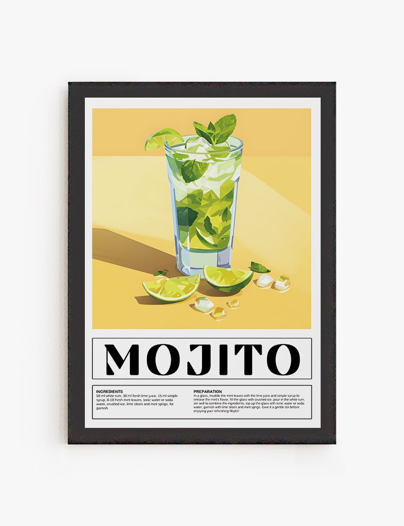 Lámina impresa | Cuadro Cocktail Mojito