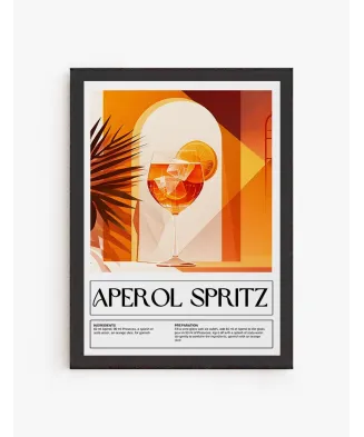 Cuadro Cóctel Aperol Spritz | Be Minimal