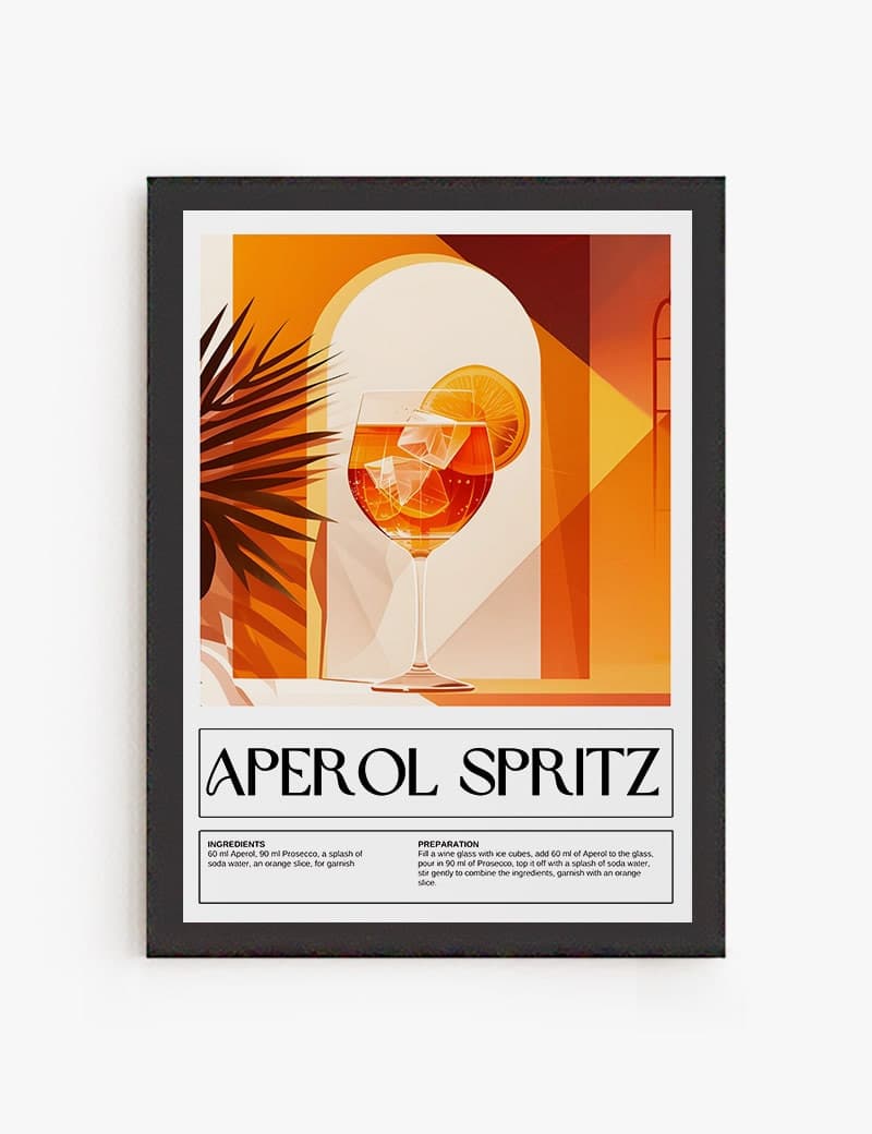 Lámina impresa | Cuadro Cocktail Aperol Spritz